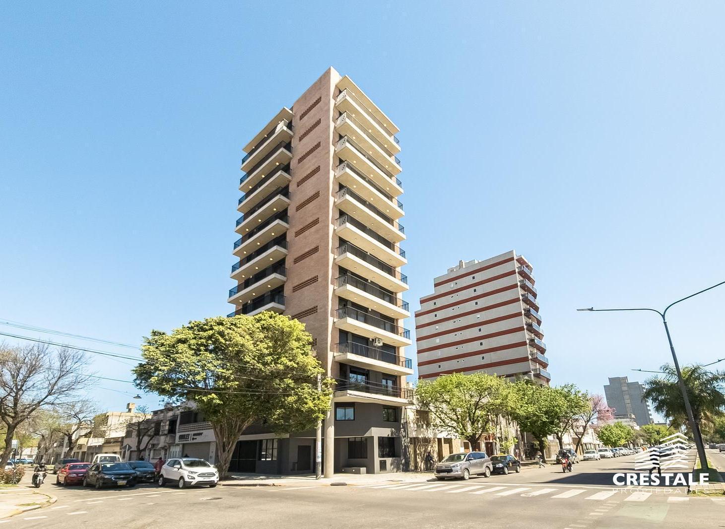 Venta - Departamento piso exclusivo de 2 dormitorios - Balcón corrido al norte. Abasto, Rosario.