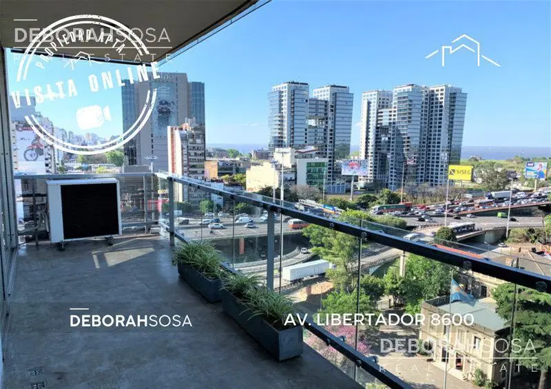 Alquiler oficina 205mts sobre Libertador con Vista al Rio! Nuñez 4