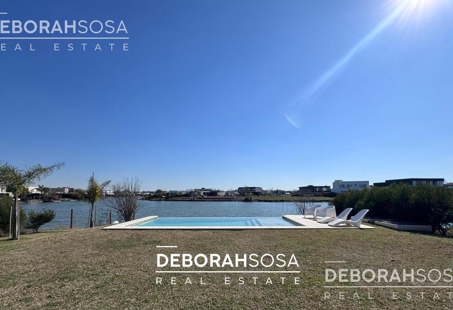 Casa en venta al agua 6 ambientes con Pileta Barrio El Canton - Escobar - Zona norte