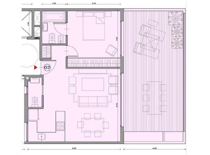 ARCADIA Venta departamento 2 ambientes en Coghlan