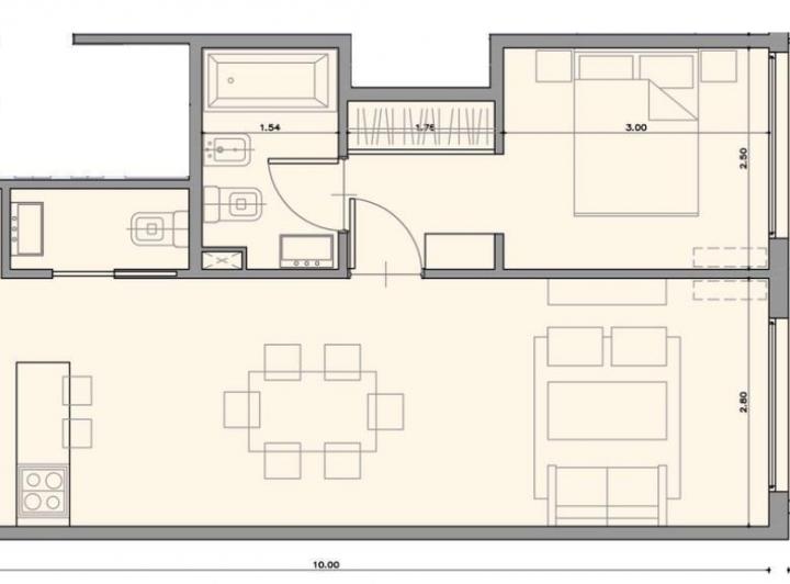 ARCADIA Venta Departamento 2 ambientes en Coghlan