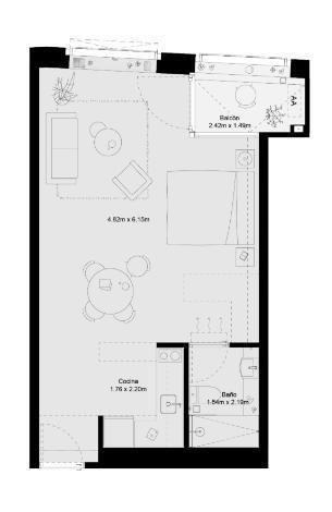 Departamento en venta en Puerto Madero