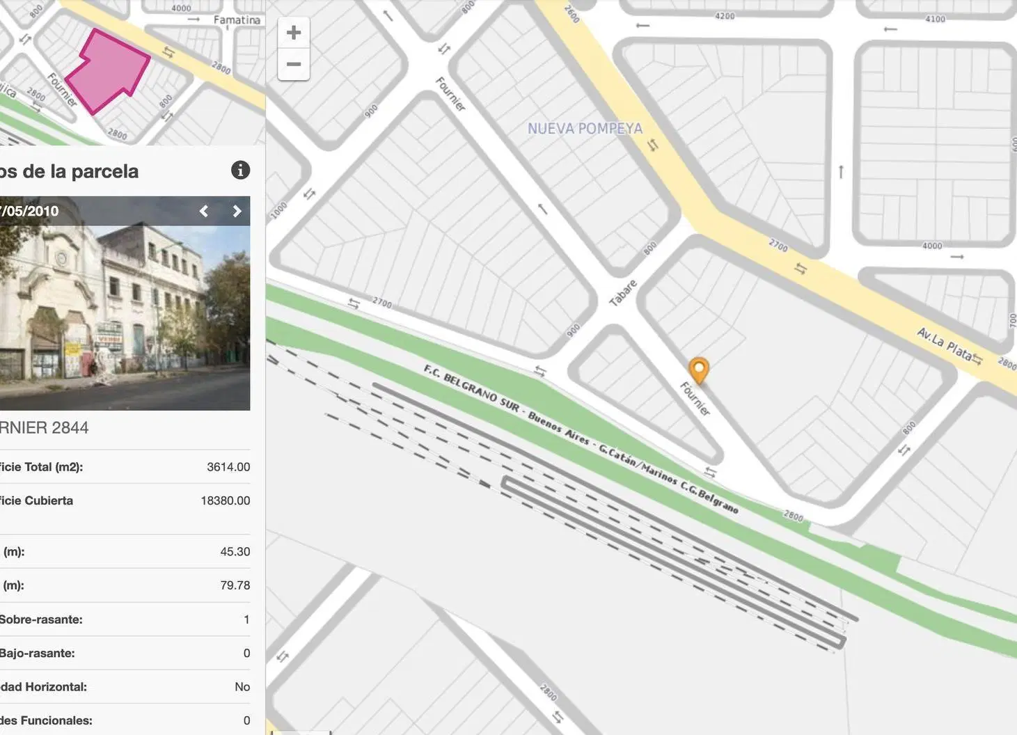 Venta Galpón grande de 18.000 m2 en Pompeya 2