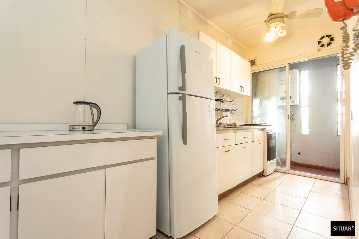 Departamento un dormitorio balcón al frente cocina separada en Palermo 2