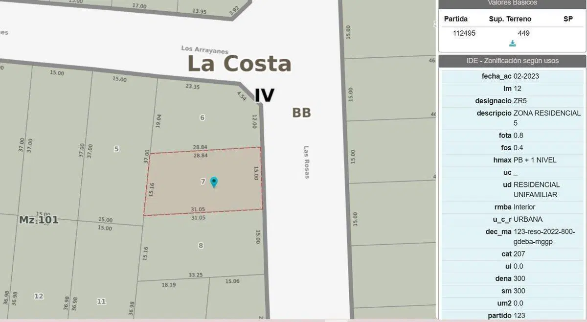 VENTA LOTE TERRENO COSTA DEL ESTE - DE LA COSTA 3