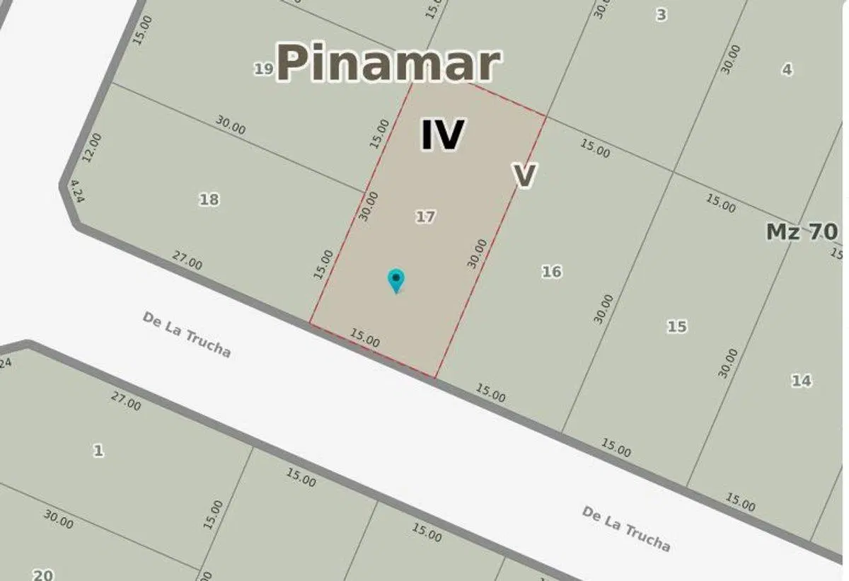 Venta lote multifamiliar en Pinamar 8