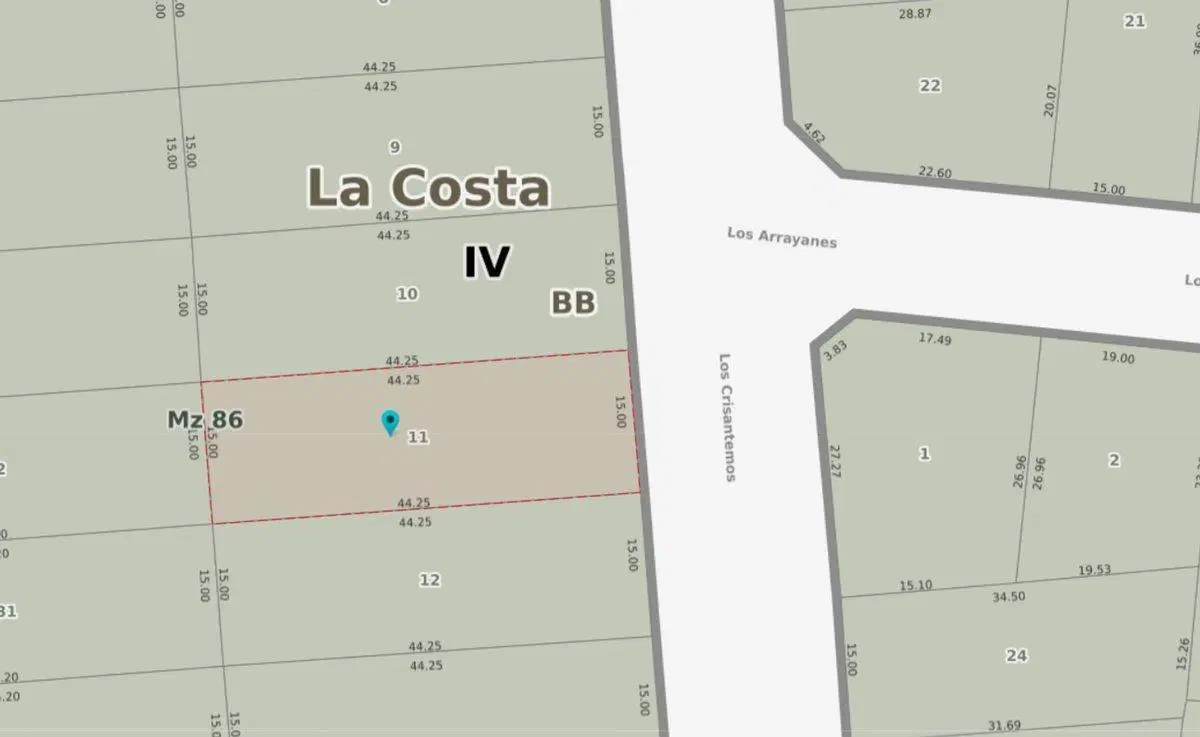 LOTE VENTA COSTA DEL ESTE 664m2 8