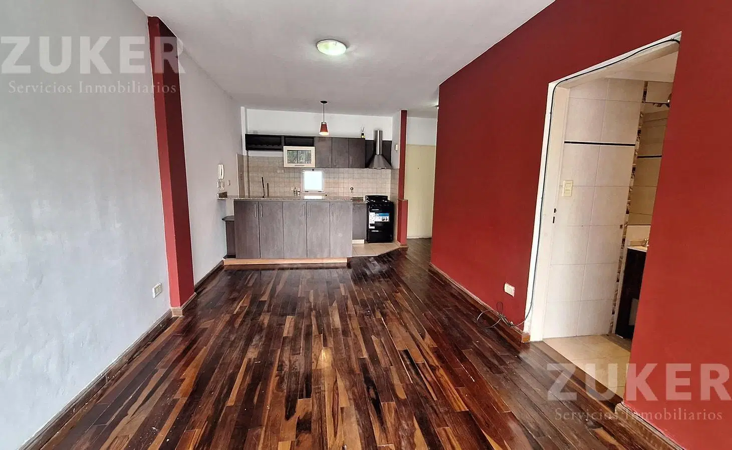 Departamento monoambiente amplio en alquiler en Villa Urquiza 4
