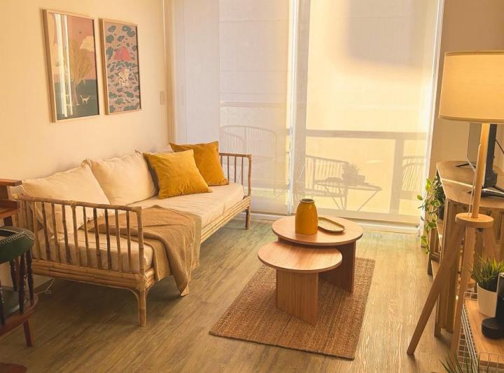 Alquiler con muebles. Gym. Pileta en piso 18. Recepción Seguridad 24hs. Palermo Hollywood. 5