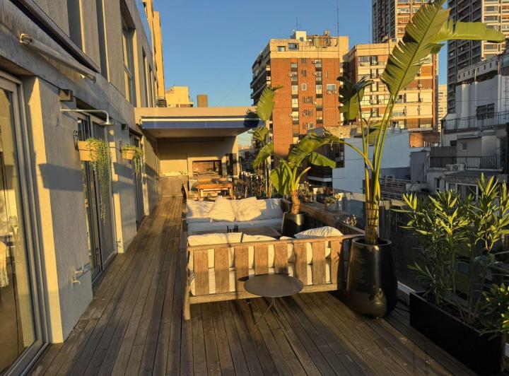 Venta: 2 ambientes en suite con increible terraza con parrilla propia y solarium - lujo total 2