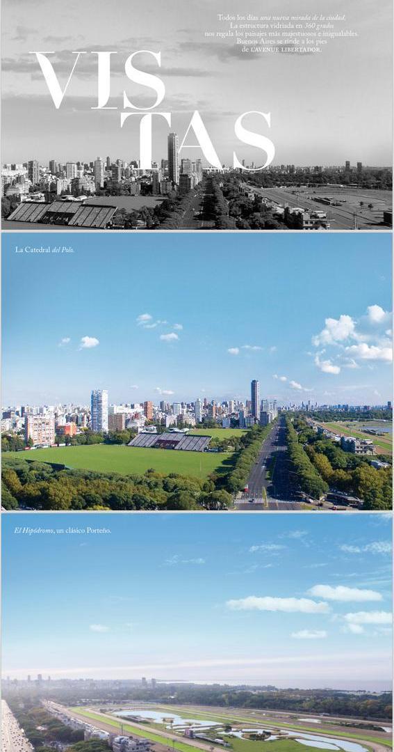 Venta exclusiva L´Avenue Libertador - 310 mts. - 3 suites - cochera - full amenities