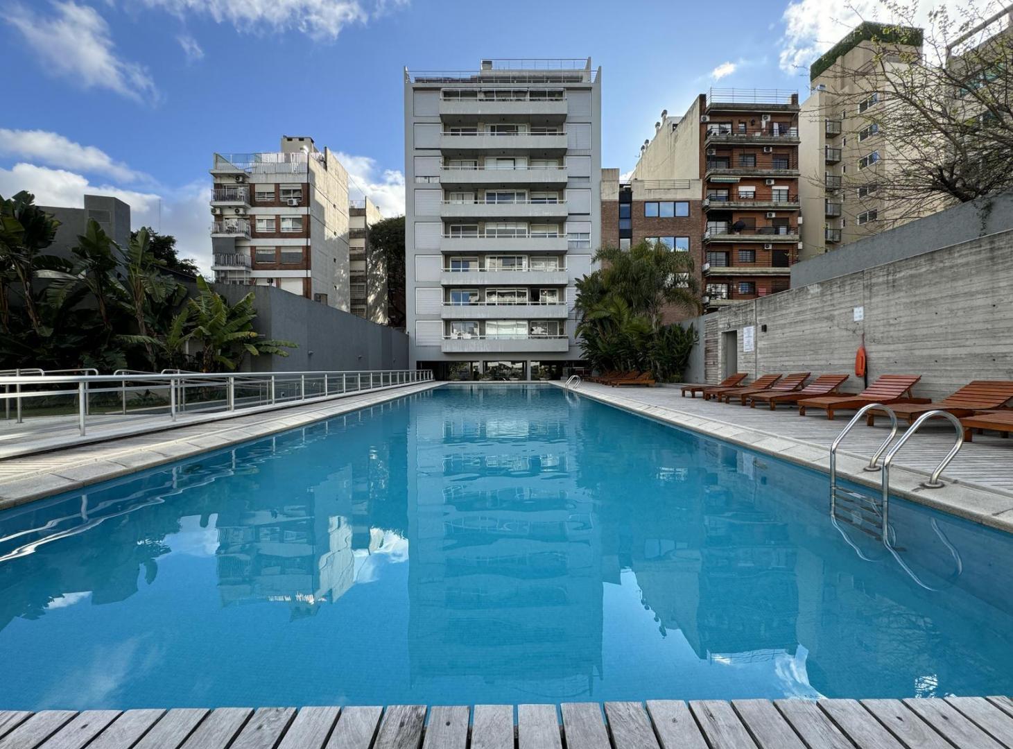 Foto de Alquiler duplex 2 ambientes cochera amenities piscina gimnasio SUM, imagen 2