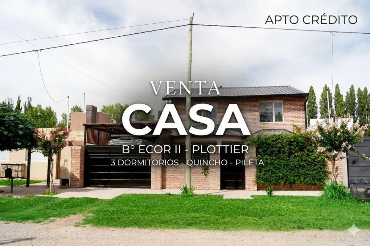 VENTA CASA 3 DORMITORIOS | ECOR II | PLOTTIER 2