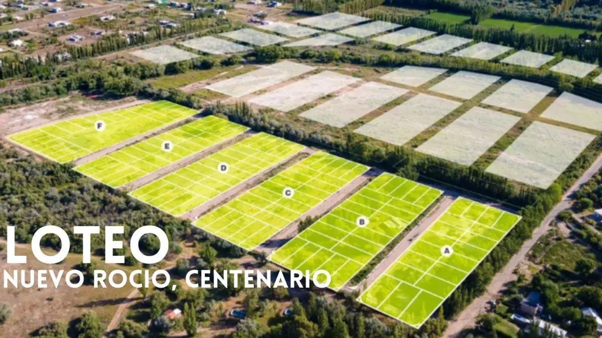 VENTA TERRENO EN LOTEO NUEVO ROCIO, CENTENARIO 4