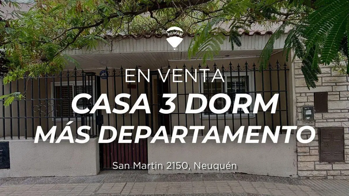 VENTA CASA TRES DORMITORIOS MAS DEPARTAMENTO 5