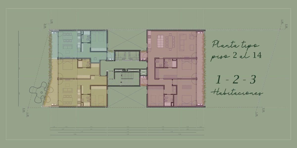 VENTA | DEPARTAMENTO 2 DORM | TORRE BONTÁNICA