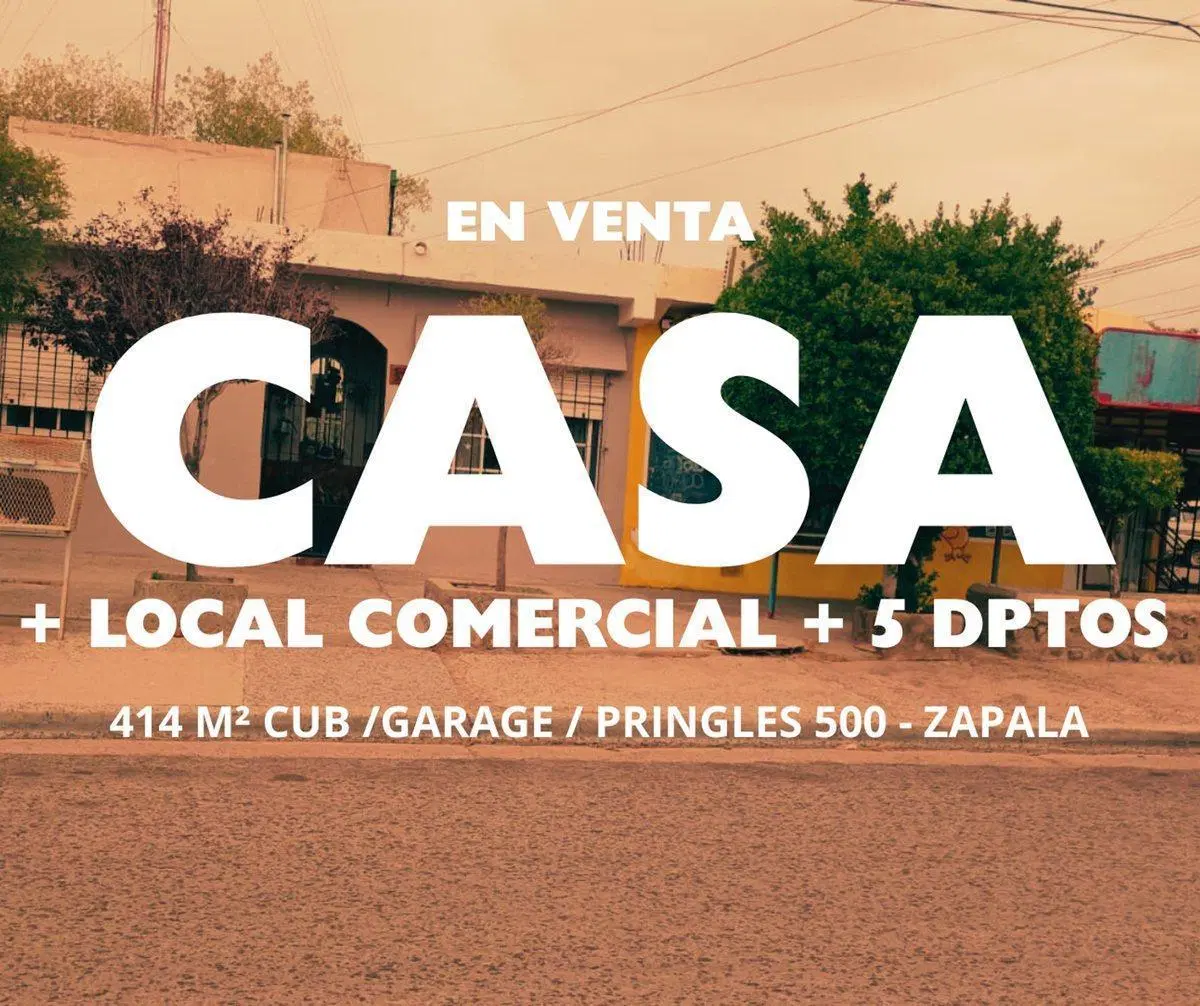 VENTA CASA + LOCAL COMERCIAL + 5 DPTOS 2