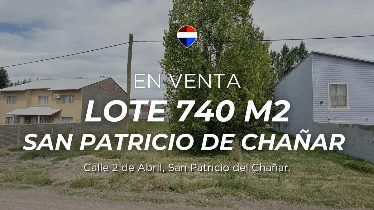 LOTE 750 M2 EN SAN PATRICIO DEL CHAÑAR 2