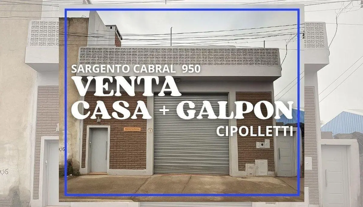 VENTA CASA + DTO  + GALPON CIPOLLETTI RIO NEGRO 3