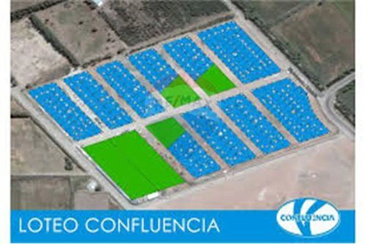 VENTA LOTES 300m2 EN LOTEO CONFLUENCIA 5