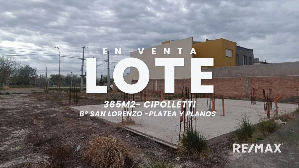 LOTE 365 M2 BARRIO SAN LORENZO - CIPOLLETTI 2