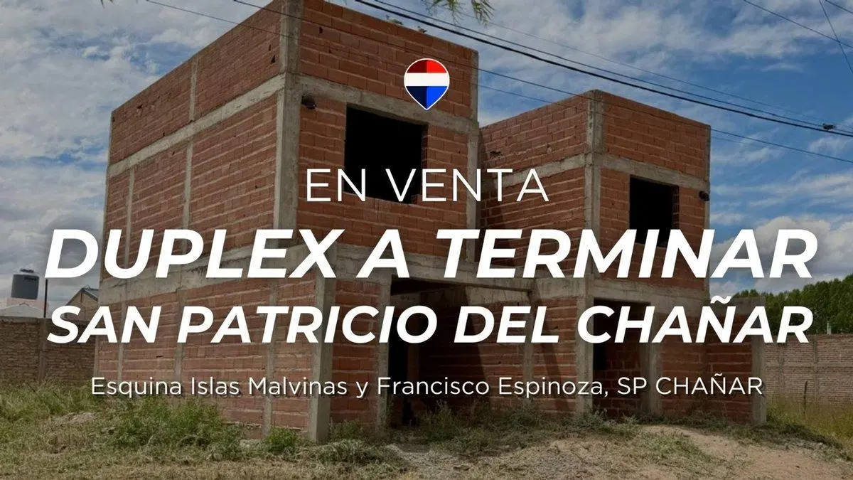 VENTA DUPLEX A TERMINAR, SAN PATRICIO DEL CHAÑAR 5