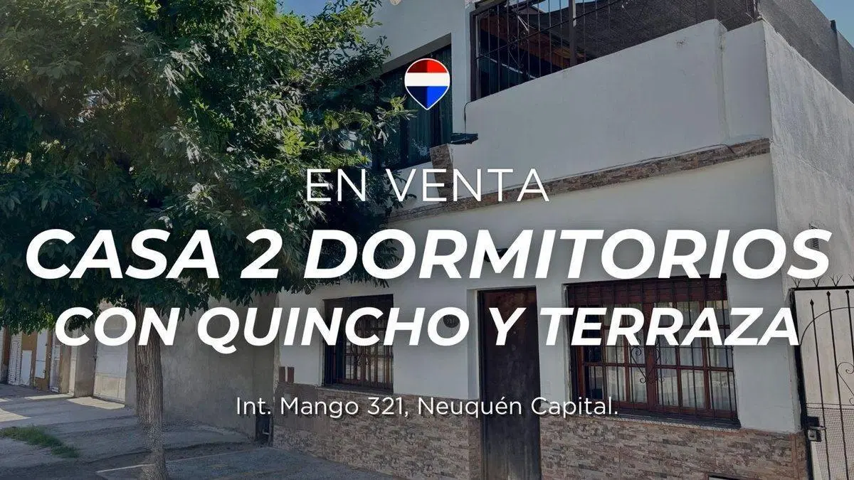 VENTA CASA 2 DORMOITORIOS CON QUINCHO Y TERRAZA 2