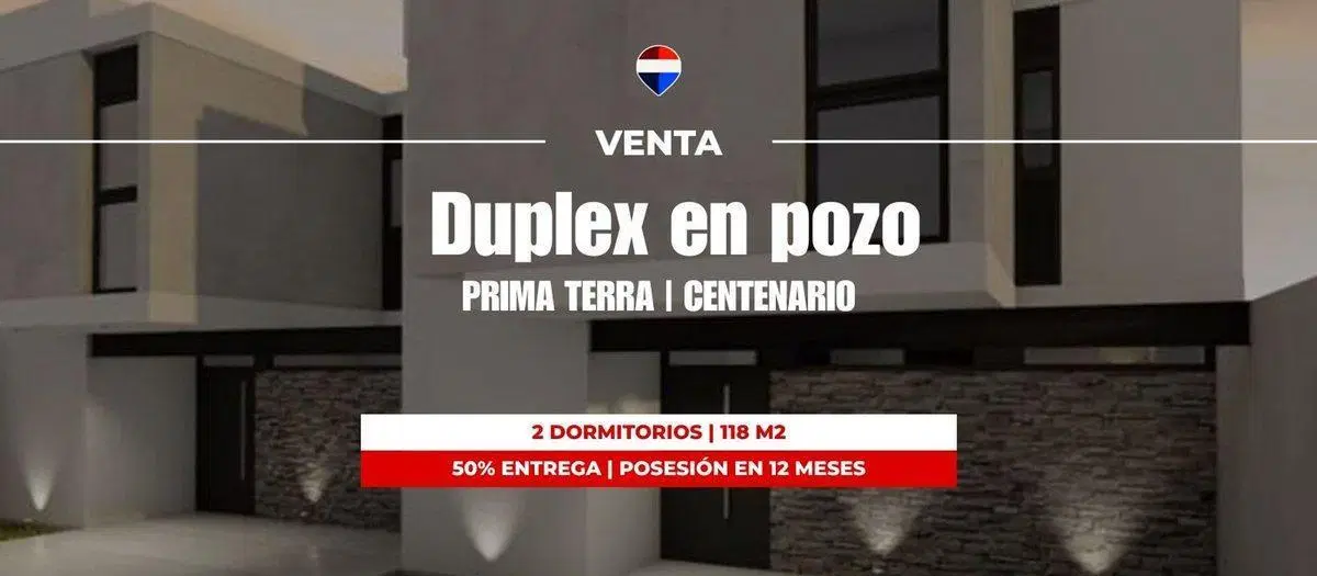 VENTA DUPLEX EN POZO B PRIMA TERRA CENTENARIO 2