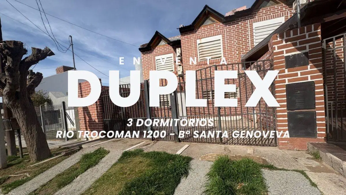 VENTA DUPLEX 3 DORMITORIOS - B° SANTA GENOVEVA 4