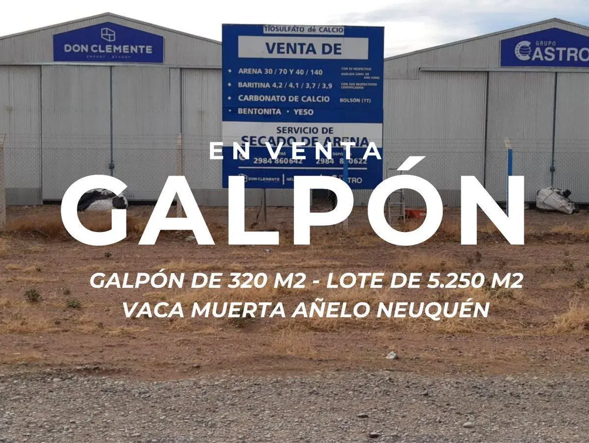 VENTA GALPÓN PARQUE INDUSTRIAL AÑELO 5