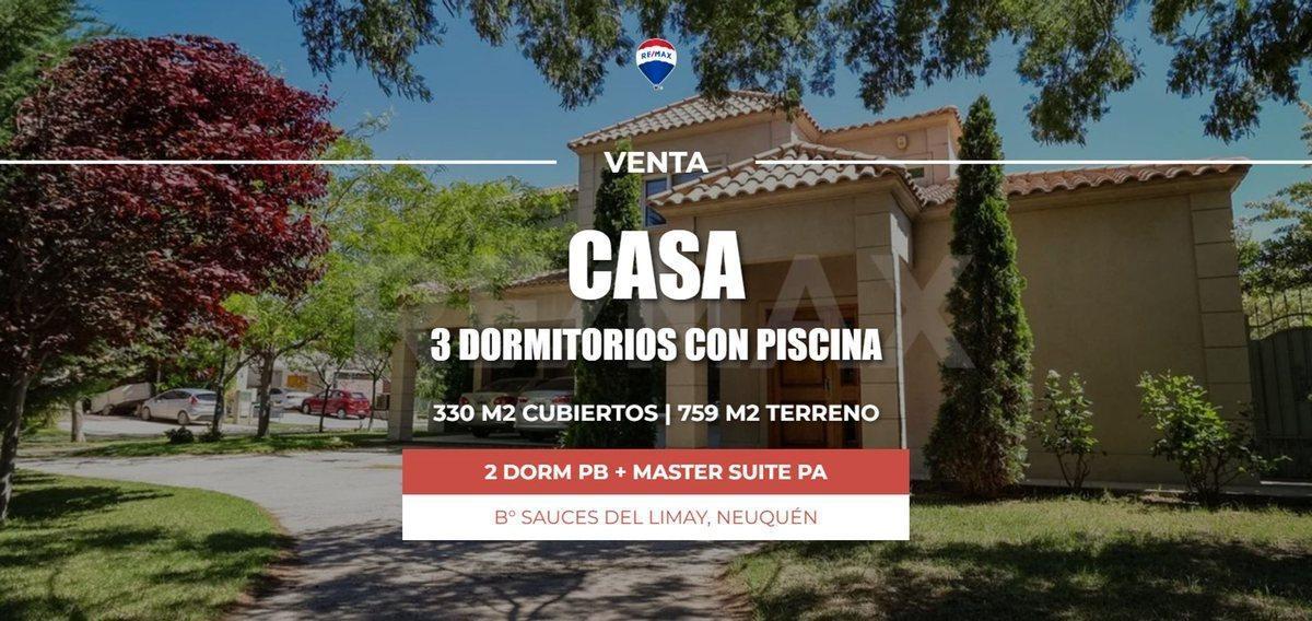 VENTA CASA 3 DORM | PISCINA | SAUCES DEL LIMAY