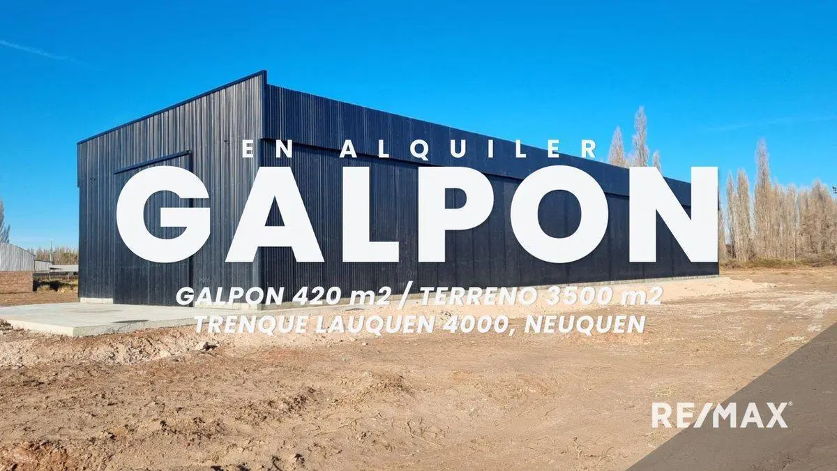 ALQUILER GALPON 420 m2, NEUQUEN 5