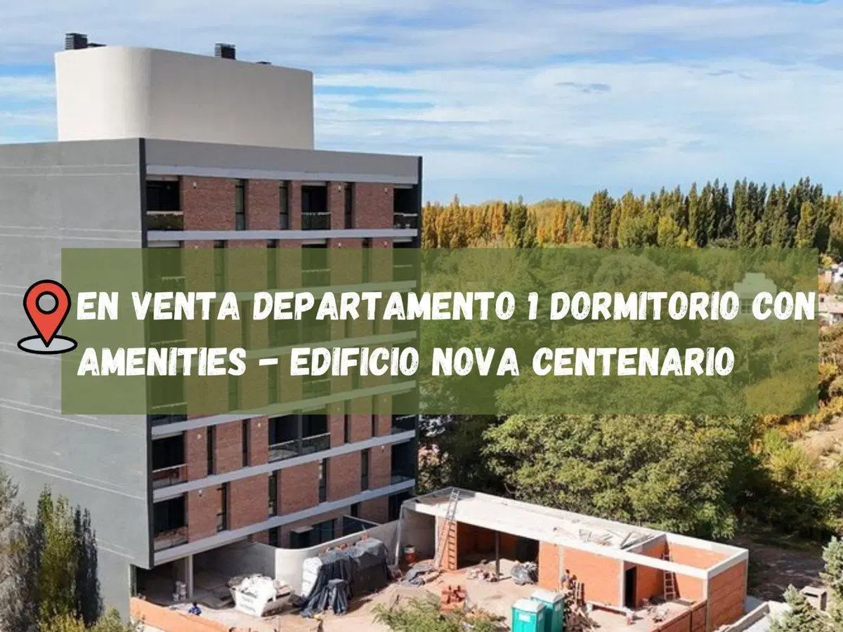 VENTA DEPARTAMENTO DE UN DORMITORIOS CENTENARIO 8