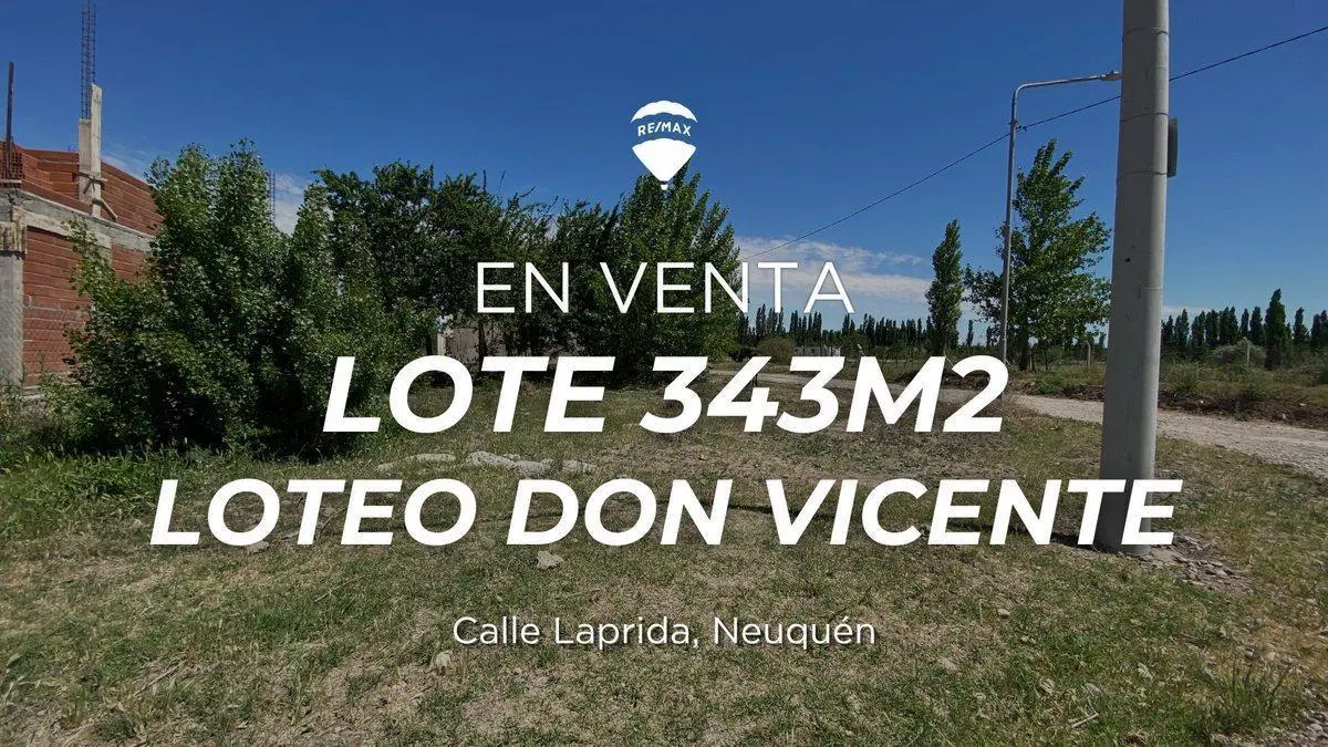 LOTE EN VENTA EN NEUQUÉN DON VICENTE 5
