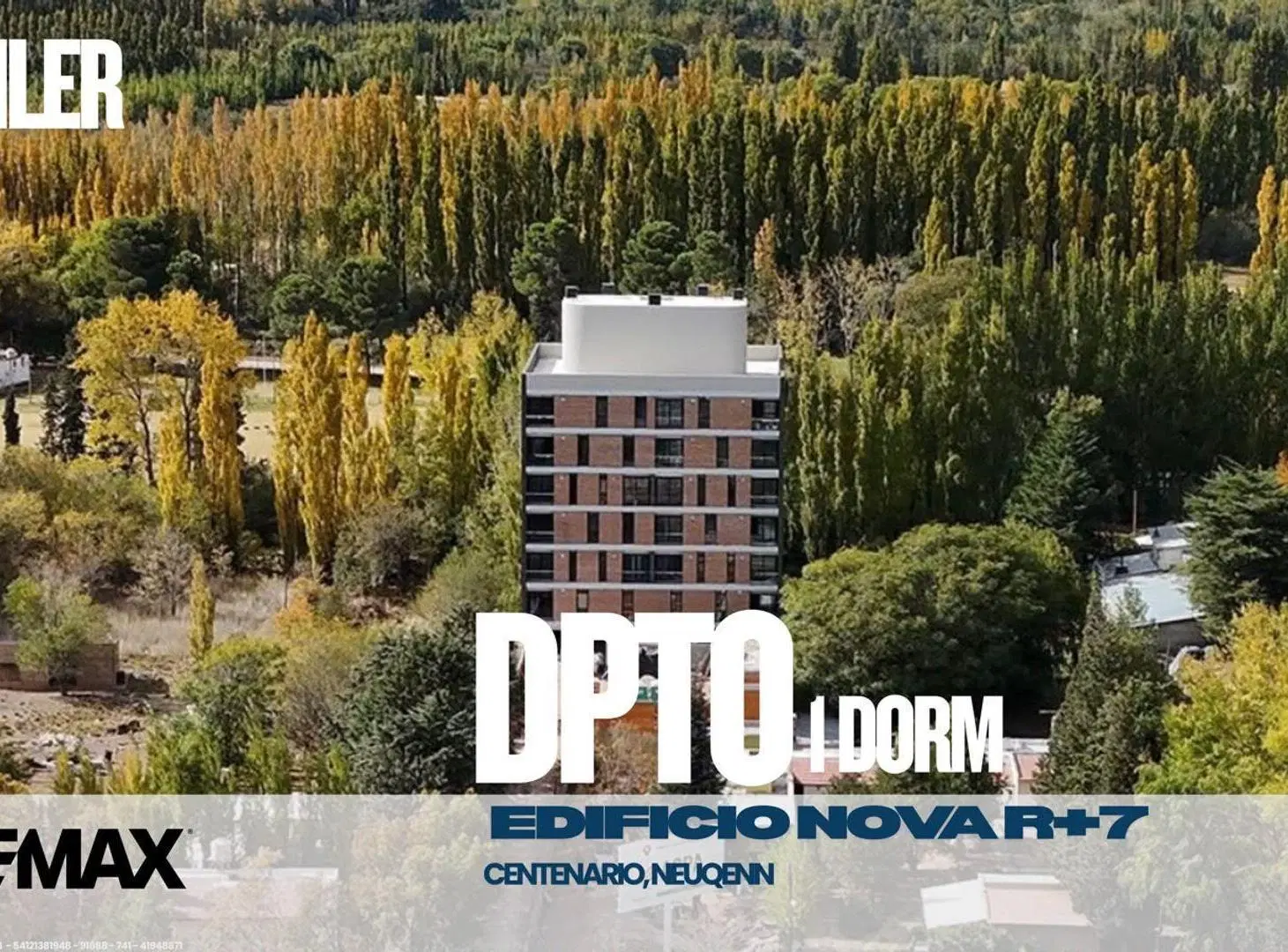 ALQUILER DPTO 1 DORMITORIO ED. NOVA R7, CENTENARIO 3