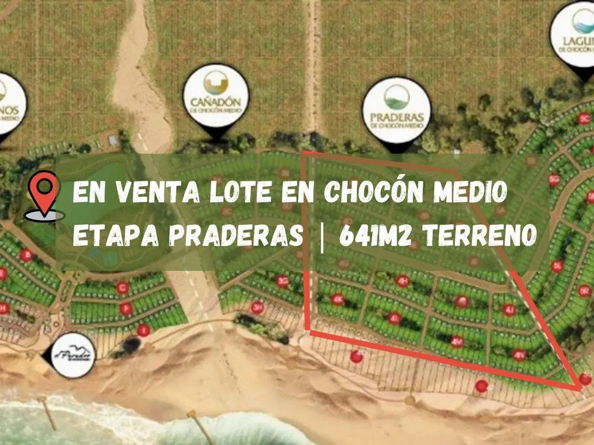 VENTA LOTE CHOCON MEDIO ETAPA PRADERA 3