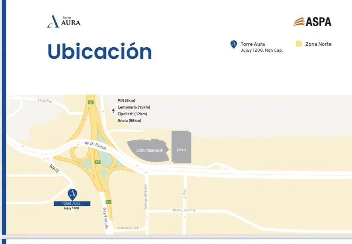 VENTA MONOAMBIENTE PISO 4, TORRE AURA 8