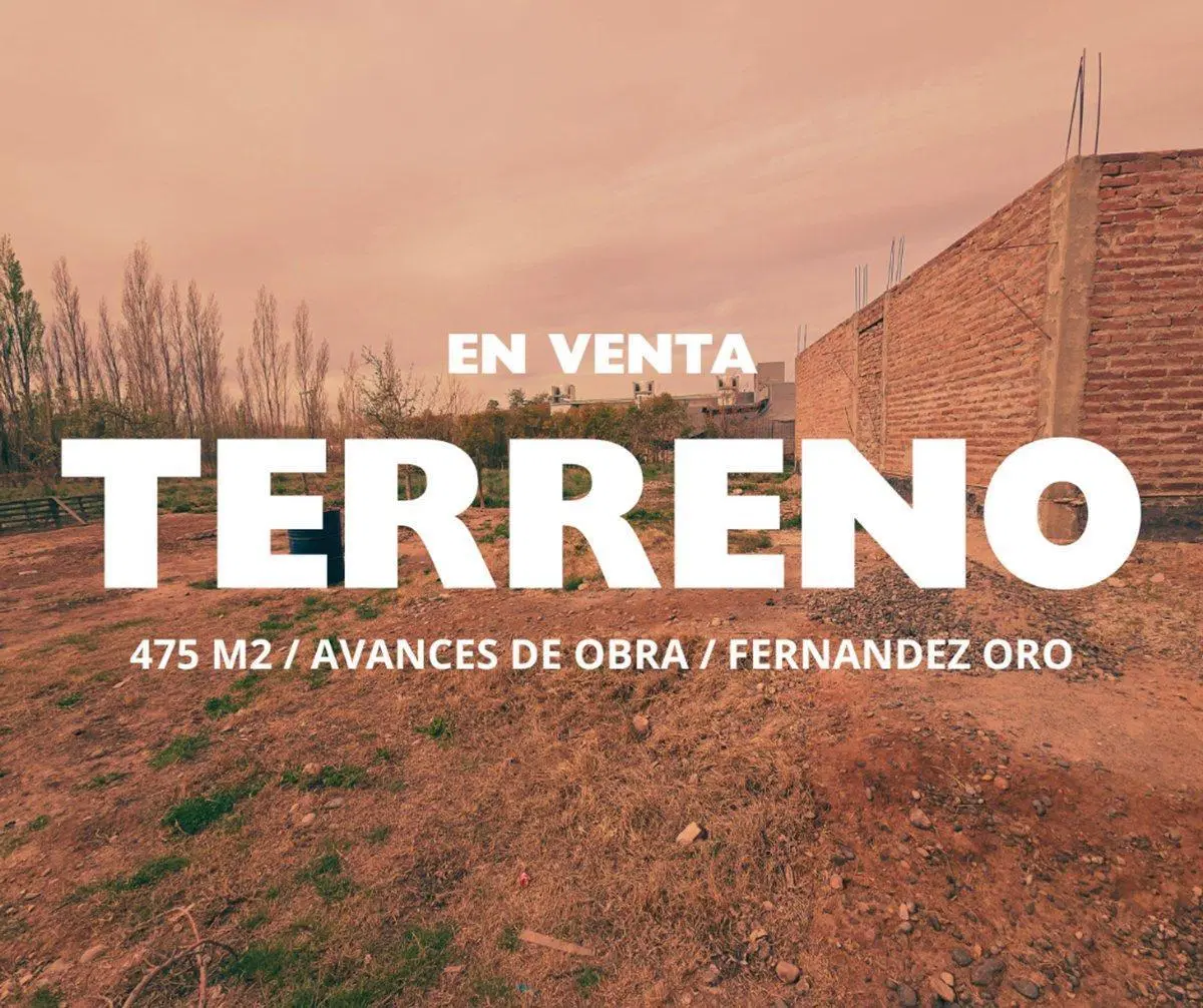 VENTA LOTE CON AVANCES DE OBRA EN LA CLEMENTINA 8