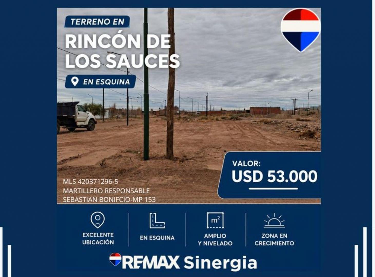 Foto de VENTA DE TERRENO EN ESQUINA RINCON DE LOS SAUCES, imagen 2