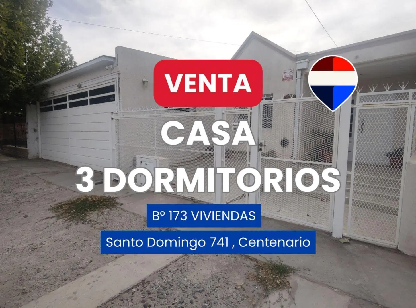 VENTA CASA 3 DORM.. STO. DOMINGO 741 CENTENARIO 2