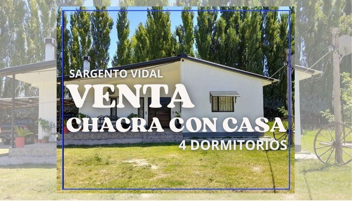 Foto de VENTA CHACRA CON CASA 4 DORMITORIOS SARGENTO VIDAL, imagen 1
