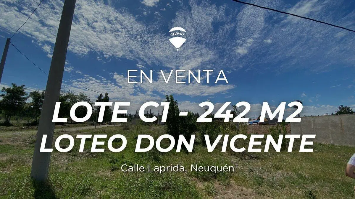 Lote E4 En Venta Loteo Don Vicente En Neuquén 2