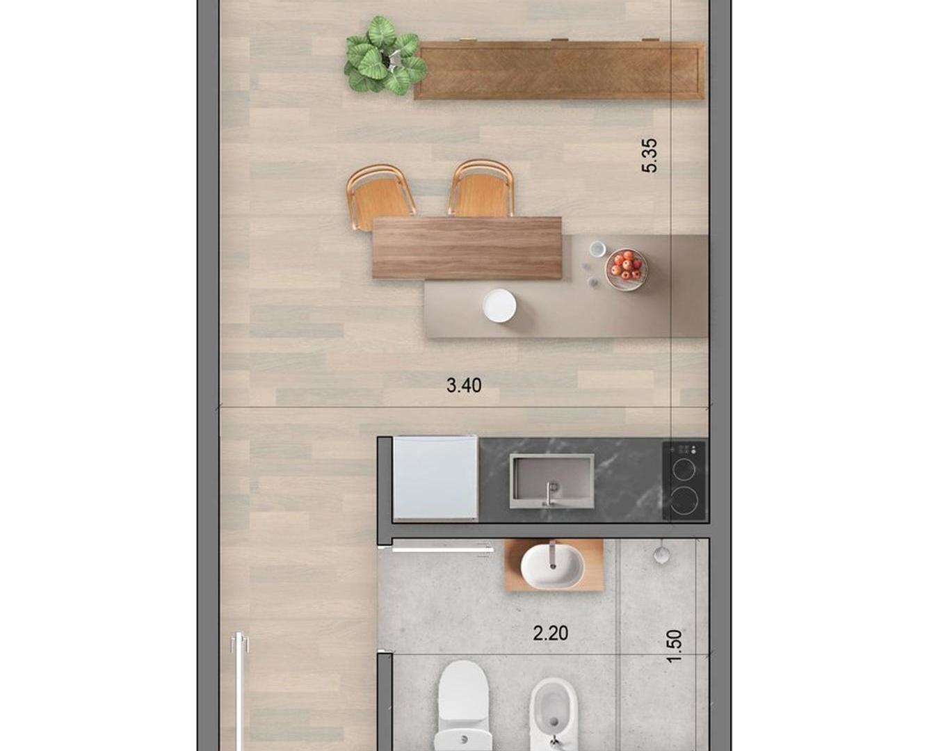 Foto de VENTA DEPARTAMENTO MONOAMBIENTE EDIFICIO LUMEN NQN, imagen 4