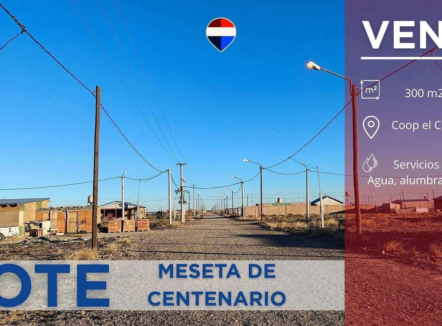 EN VENTA LOTE EN CENTENARIO 2