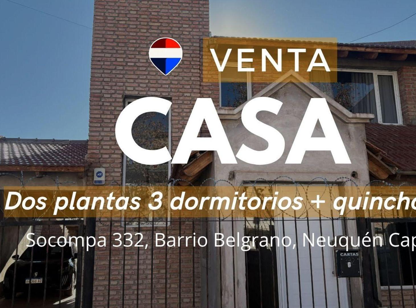 Foto de VENTA CASA 3 DORMITORIOS Y QUINCHO, imagen 1