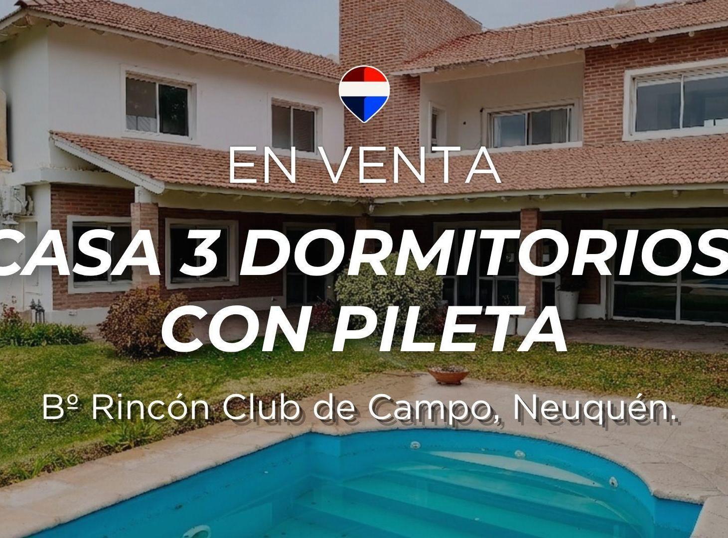 Foto de CASA 3 DORMITORIOS RINCON CLUB DE CAMPO NEUQUÉN, imagen 2