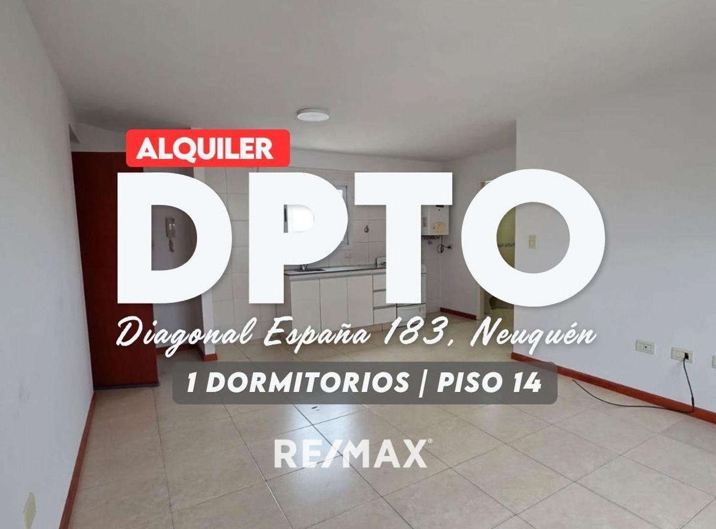 Foto de ALQUILER DPTO 1 DORMITORIO 37M2 - CENTRO NQN, imagen 1