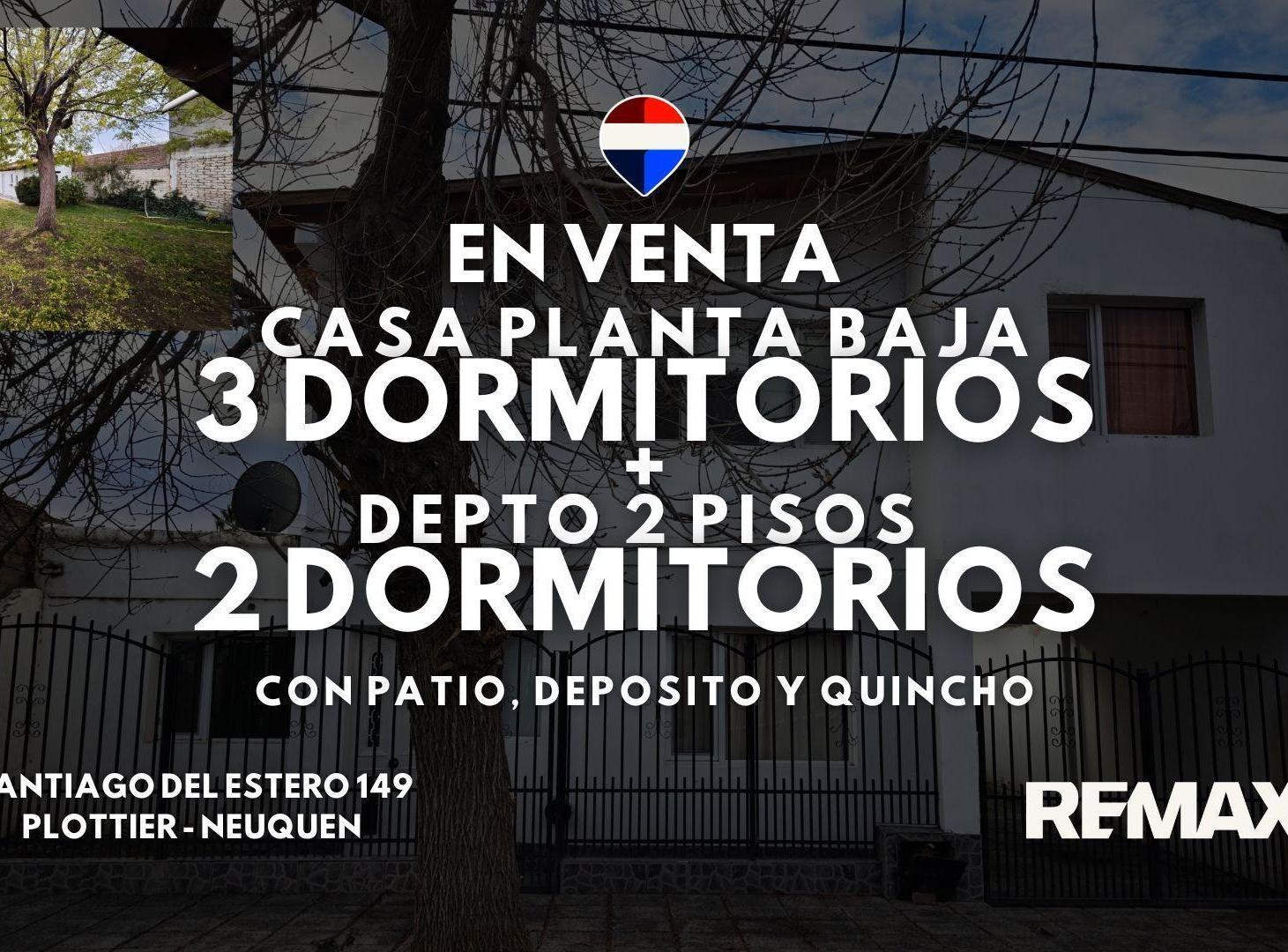 Foto de CASA 2 DORM+DEPTO 2 DORM- B° LOS CANALES, PLOTTIER, imagen 3