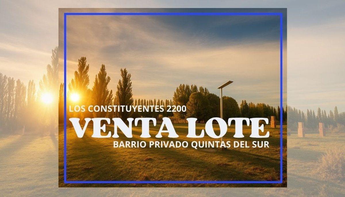 Foto de VENTA LOTE EN B. PRIVADO QUINTAS DEL SUR, UF 32, imagen 2