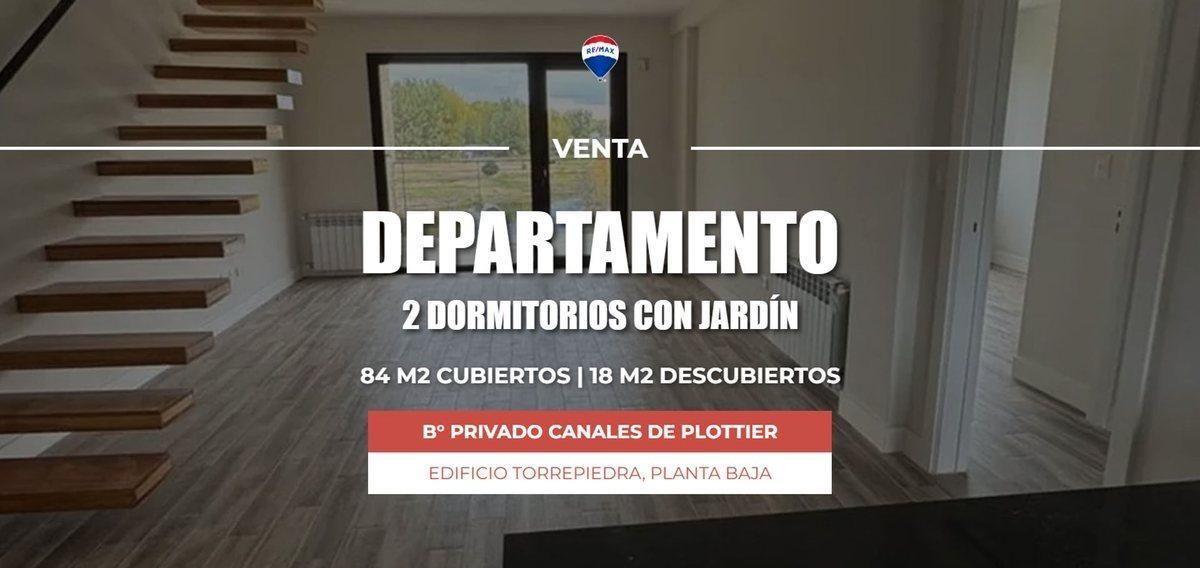 Foto de VENTA DEPTO 2 DORM PB CON JARDIN, B° CANALES, imagen 1